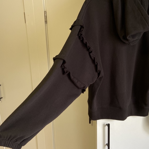 Rebecca Minkoff Evelyn Ruffle-Trim Hoodie - Picture 6 of 16